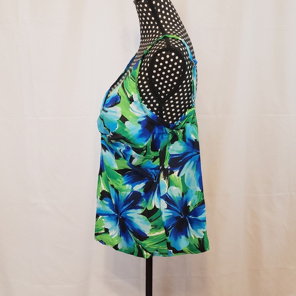 Sunsets Separates Colorful Floral Swimsuit Top NWT - Picture 4 of 10